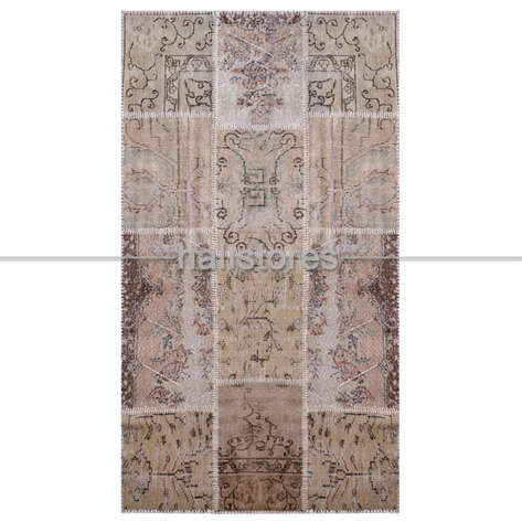 Liviadora Antik Patchwork Halı Bej - 1