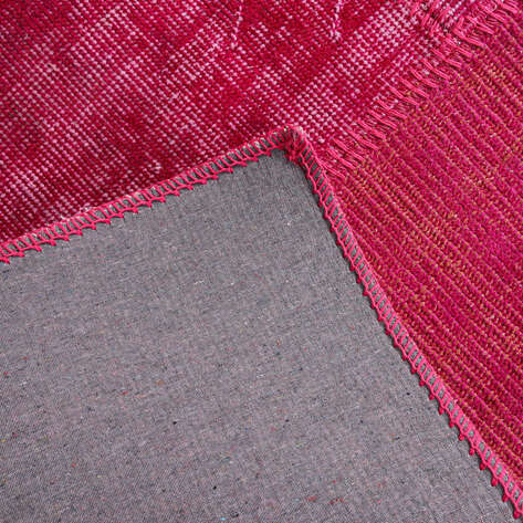 Liviadora Antik Patchwork Halı Fuşya - 6
