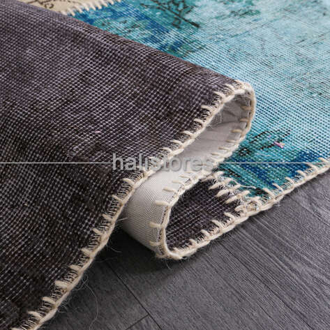 Liviadora Antik Patchwork Halı Minty - 4