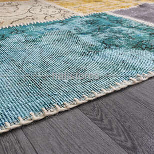 Liviadora Antik Patchwork Halı Minty (5)