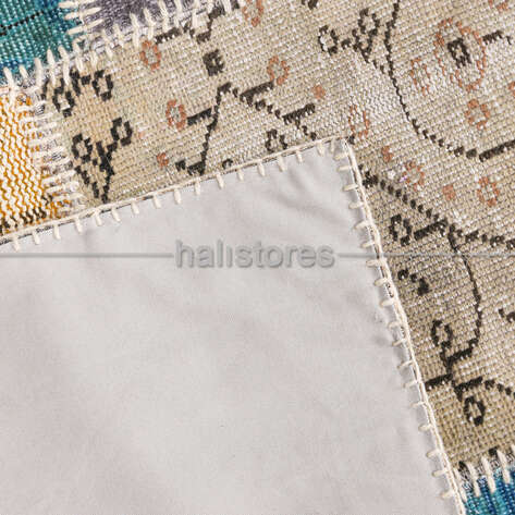 Liviadora Antik Patchwork Halı Minty - 6
