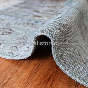 Liviadora Antik Patchwork Halı Okyanus Mavi (4)