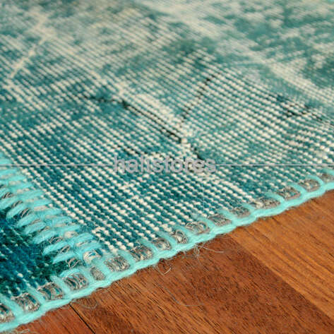 Liviadora Antik Patchwork Halı Turkuaz - 4