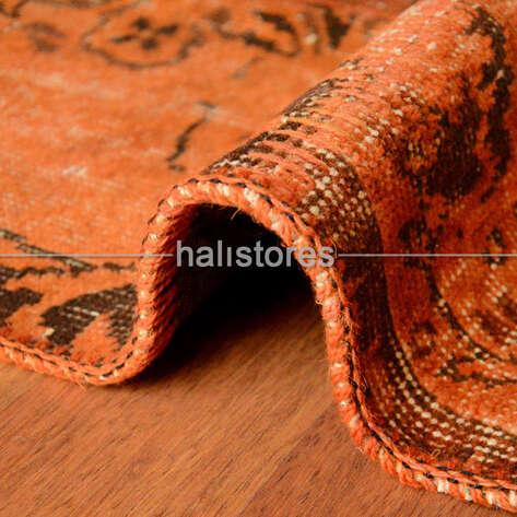 Liviadora Antik Patchwork Halı Turuncu - 3