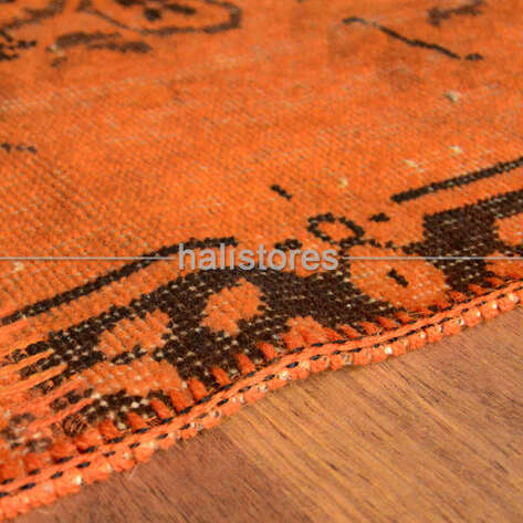 Liviadora Antik Patchwork Halı Turuncu - 4
