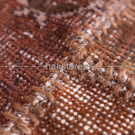 Liviadora Bakır Tonları Yuvarlak Patchwork Halı - 4