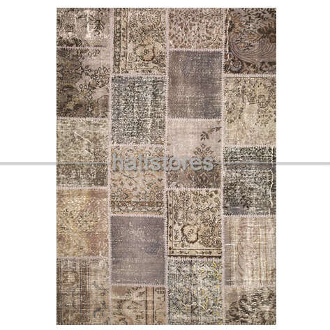 Liviadora Bej Antik Patchwork Halı - 1