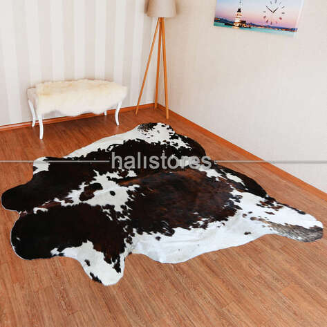 Liviadora Dana Derisi Halılar Beyaz - Kahve - 2