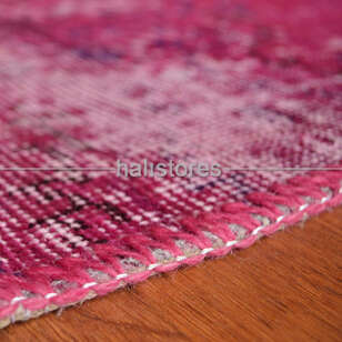 Liviadora El Dokuma Patchwork Halı Pembe (4)