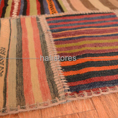 Liviadora Kilim Patchwork Halı Kahve - 4