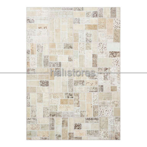 Liviadora Krem Patchwork Halı Art MD4076 - 2