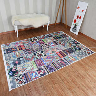 Liviadora - Liviadora Patchwork Desenli Kilim Halı Vera 03 (1)