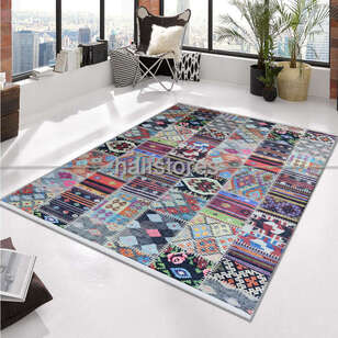 Liviadora - Liviadora Patchwork Desenli Kilim Halı Vera 03