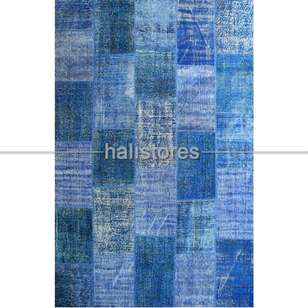 Liviadora Patchwork El Halısı Koyu Mavi - Lacivert (2)