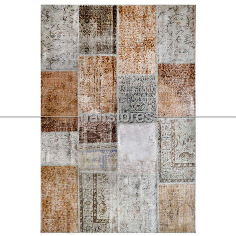 Liviadora Patchwork Halı Gri-Kahve - 3