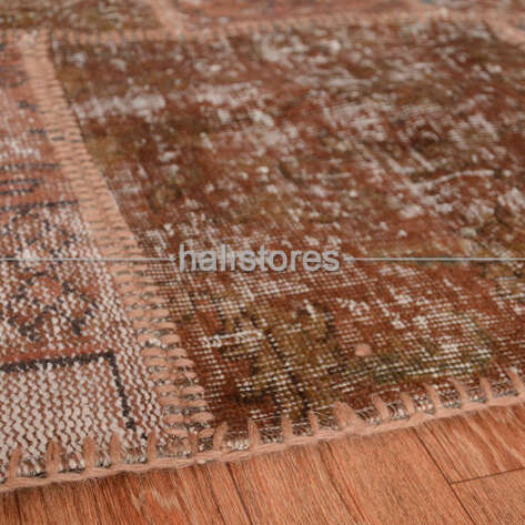 Liviadora Patchwork Halı Kahverengi - 5