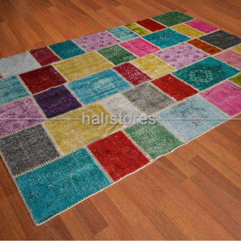 Liviadora Patchwork Halı Kareli - 3