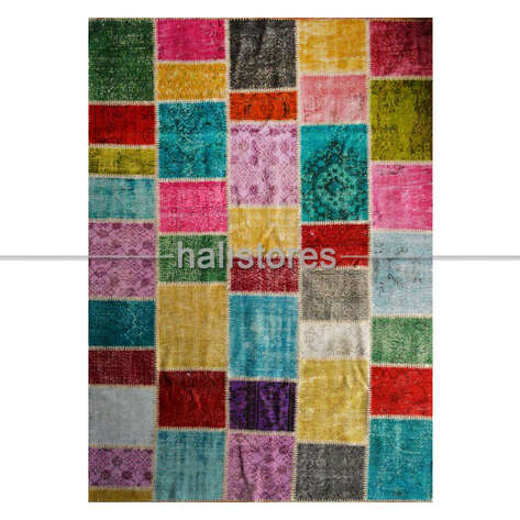 Liviadora Patchwork Halı Kareli - 2