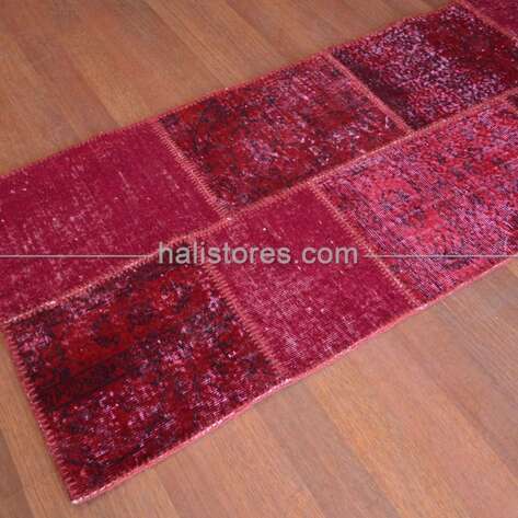Liviadora Patchwork Halı Koyu Vişne - 3