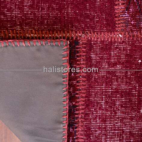 Liviadora Patchwork Halı Koyu Vişne - 7