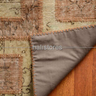 Liviadora Patchwork Halı Kübik Bej-Kahve (6)