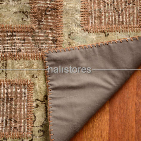Liviadora Patchwork Halı Kübik Bej-Kahve - 6