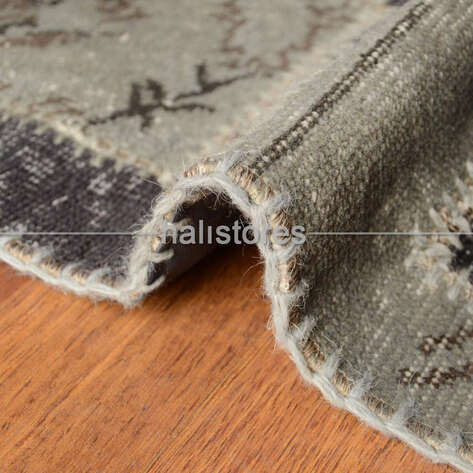 Liviadora Patchwork Halı Kübik Bej Koyu Kahve - 4