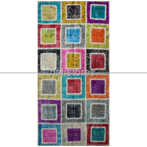 Liviadora Patchwork Halı Kübik Multi - 3