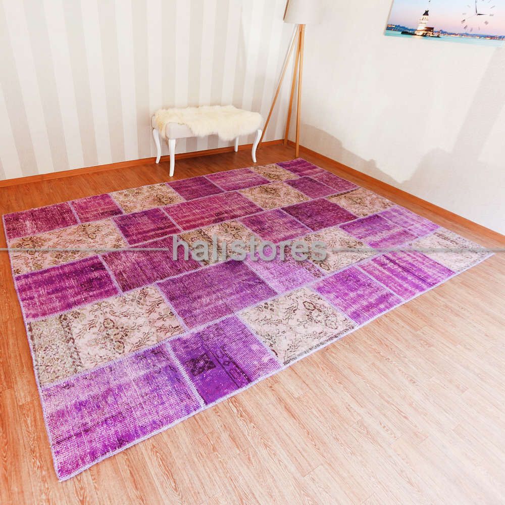 Liviadora Patchwork Halı Lila