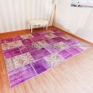 Liviadora Patchwork Halı Lila (1)