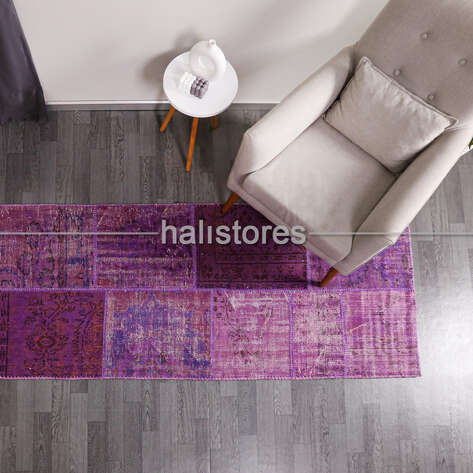 Liviadora Patchwork Halı Mor - 4