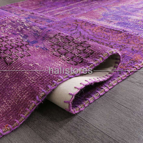 Liviadora Patchwork Halı Mor - 5