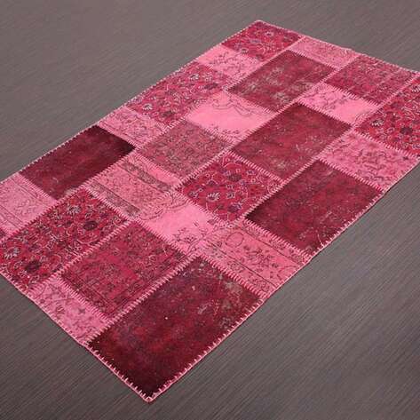Liviadora Patchwork Halı Pembe - 2