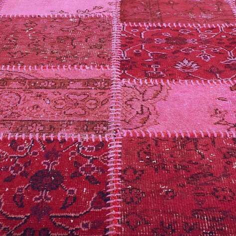 Liviadora Patchwork Halı Pembe - 3