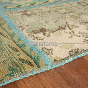 Liviadora Patchwork Halı Petrol Yeşili (5)