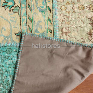 Liviadora Patchwork Halı Petrol Yeşili (7)