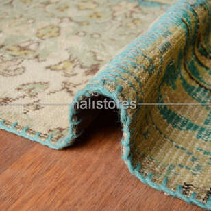 Liviadora Patchwork Halı Petrol Yeşili (4)