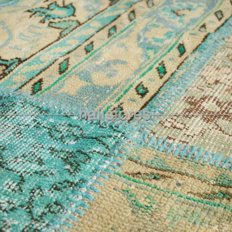 Liviadora Patchwork Halı Petrol Yeşili - 6