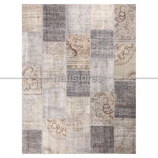 Liviadora Patchwork Halısı Gri-Bej (2)