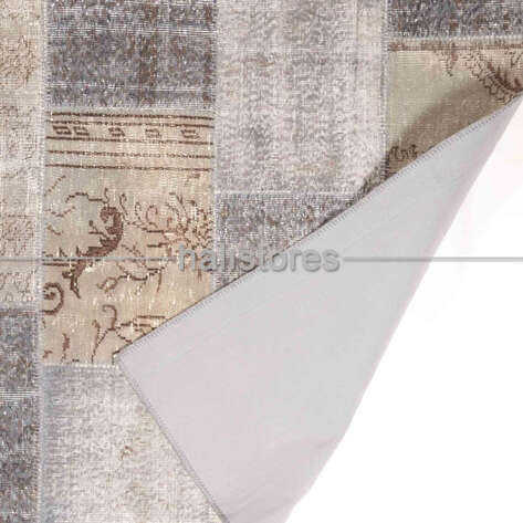 Liviadora Patchwork Halısı Gri-Bej - 3