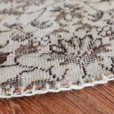 Liviadora Patchwork Yuvarlak Halı Cross Bej - 4
