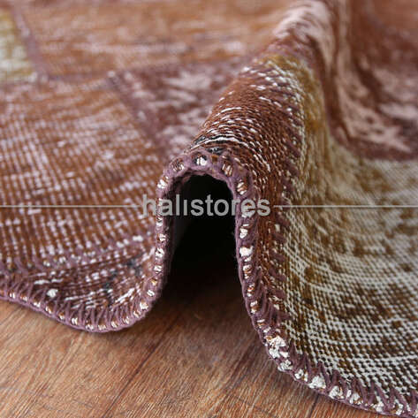 Liviadora Patchwork Yuvarlak Halı Cross Kahve - 3