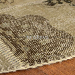 Liviadora Patchwork Yuvarlak Halı Krem (5)