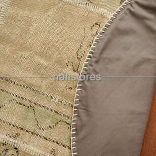 Liviadora Patchwork Yuvarlak Halı Krem (6)