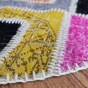 Liviadora Patchwork Yuvarlak Halı Kübik Multi (5)