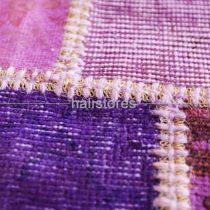 Liviadora Patchwork Yuvarlak Halı Mor-Lacivert (4)