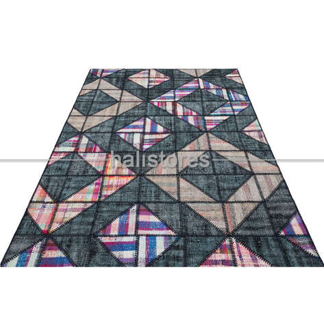 Liviadora Tasarım Patchwork Halı Art MD4067 - 3