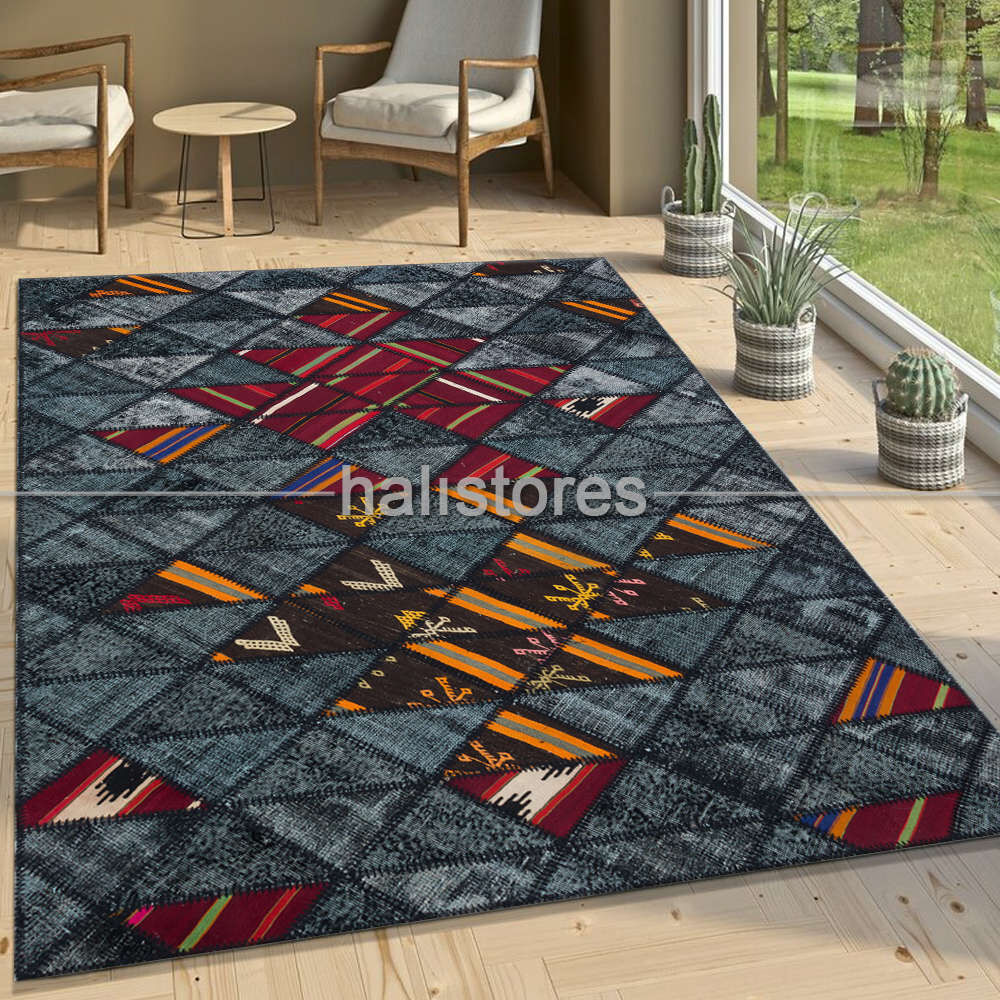 Liviadora Tasarım Patchwork Halı Art MD4071