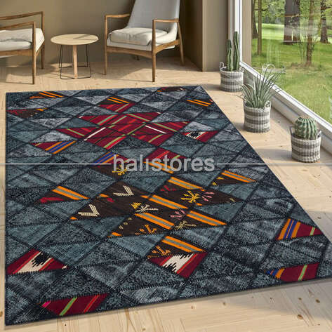 Liviadora Tasarım Patchwork Halı Art MD4071 - 1