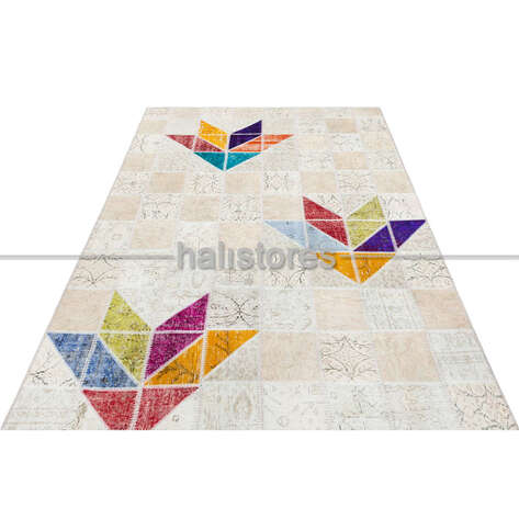 Liviadora Tasarım Patchwork Halı Art MD4075 - 3